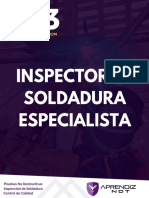 Manual Inspector de Soldadura Especialista