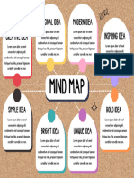 Colorful Modern Mind Map Graph