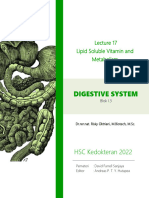 Lecture 17 - Lipid Soluble Vitamins