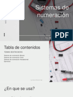 Sistemas de Numeración