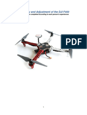En-Montage Et Réglage Du DJI F450, PDF, Unmanned Aerial Vehicle