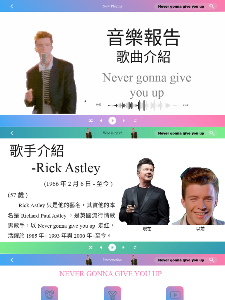 音樂報告rick Roll | PDF