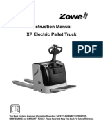 Instruction Manual XP Electric Pallet Truck