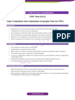 Evaporation and Condensation Geography Notes For UPSC