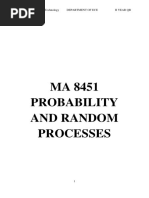 MA8451 Probability and Random Processes