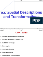 Lecture - 3 - Spatial - Description - Transformation