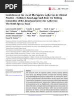 BB Pheresis Guidelines | PDF | Randomized Controlled Trial