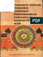 Pengaruh Migrasi Penduduk Terhadap Perkembangan Kebudayaan Di Aceh