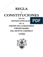 Regla y Constituciones 1990 - Carmelitas Descalzas