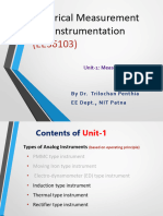 PPT-1 Measuring Instruments Unit-1