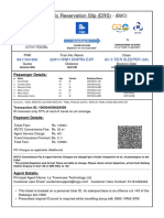 Electronic Reservation Slip (ERS) : 8411041830 22911/Hwh Shipra Exp Ac 3 Tier Sleeper (3A)