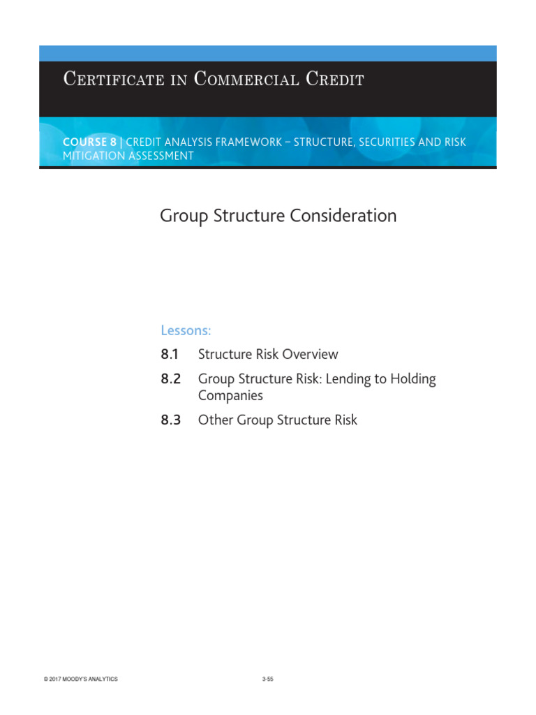 Credit Analysis Framework Overview | PDF