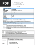 COURSE SYLUBUS Introduction To Management (MG 2310)