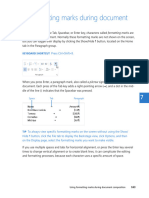 Using Formatting Marks During Document Composition: Keyboard Shortcut