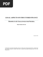 Download Legal Aspects of Structured Finance - Prospects  Challenges for Nigeria by richdaniels SN69577550 doc pdf