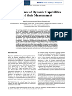 Int J Management Reviews - 2016 - Laaksonen - The Essence of Dynamic Capabilities and Their Measurement