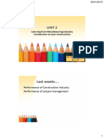 Unit 2 - Manufacturing-Learning From Other Industries - 2015-Vision - 2 Slides Per Page