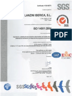 Certificación ISO 14.001 - Lanzini