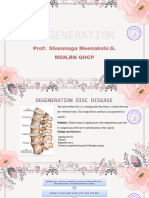 Degeneration Disc Disorder