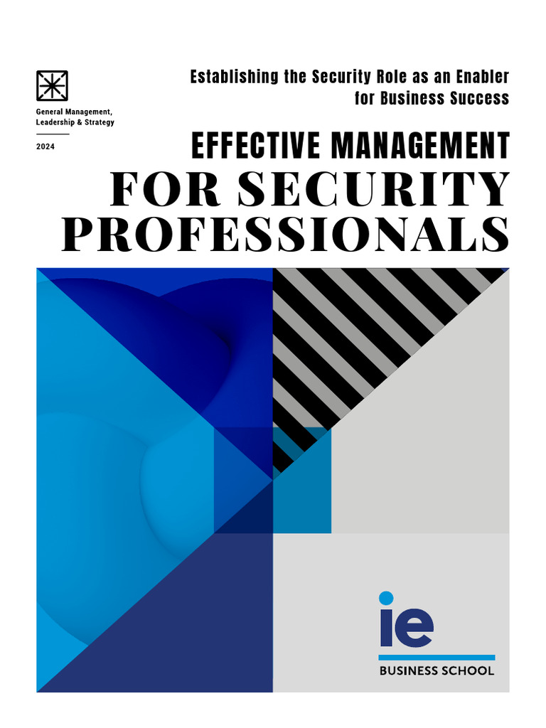 Effective Management Security Professionals Pdf