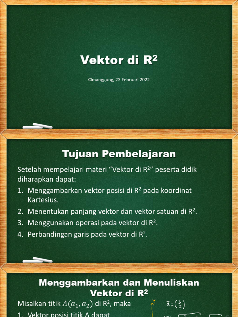 4 - Vektor Di R2 - 23 Februari 2022 | PDF