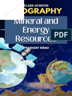 Mineral and Energy Resources (Prashant Kirad)