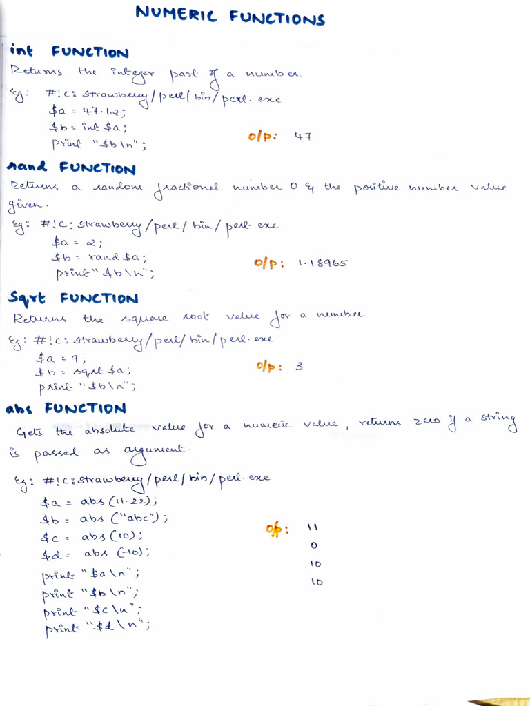 Built-In Functions | PDF