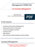 Operations Management L08 Inventory Management Spring23