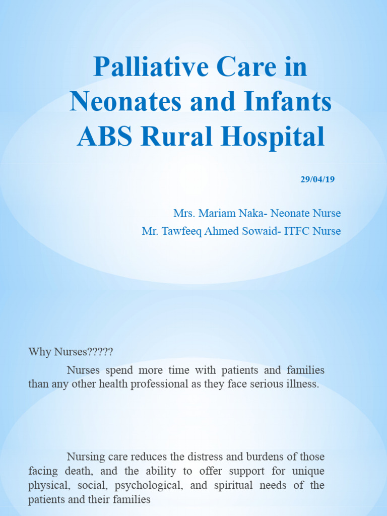 Nursing Palliative Care | PDF | Palliative Care | Causes Of Death