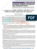 A Comparative Study of Flutter With Other CrossPlatform Mobile Application Development.