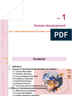 3 - Unit 1 - Neurodevelopmental Disorders of Child Development