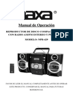 NPB-429 Spanish Manual