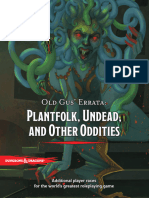 Dd5e Old Gus Plantfolk Undead and Other Oddities v133