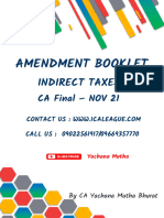 Amendment Booklet NOV 21 - by CA Yachaa Mutha Bhurat