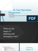 Unit 10 Tour Operations Lesson 4