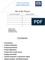 Sample-Project I - MID Presentation