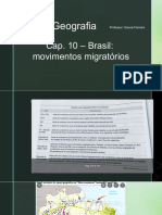 Cap. 10 Brasil Movimentos Migratorios