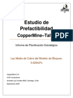CopperMine-Taltal Informe Plan de Ejecución