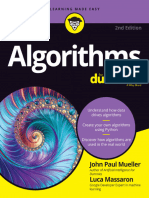 Algorithms For Dummies (Trad.) - Mueller & Massaron