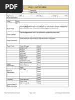 Project Scope Statement