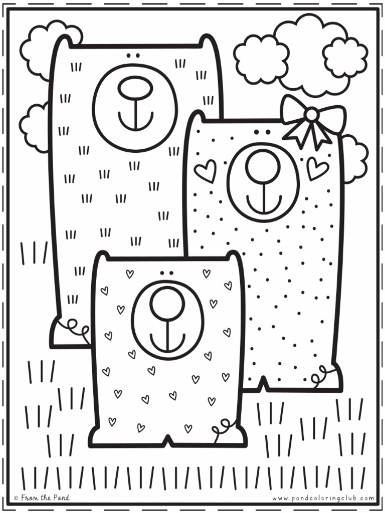 Color Three Bears | PDF