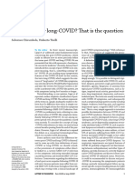 Post-COVID or long-COVID - That Is The Question