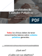 Generalidades de Cuidados Paliativos