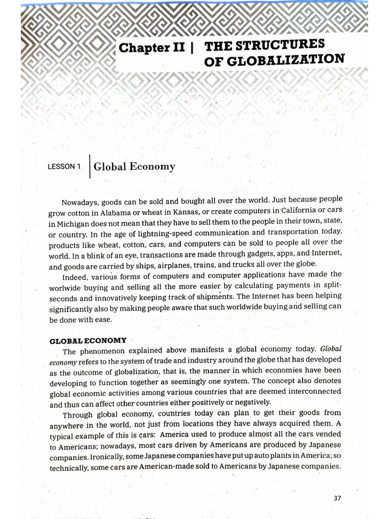 Contem - 2 Global Economy | PDF
