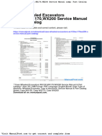 Case Wheeled Excavators Wx150wx170wx200 Service Manual Part Catalog