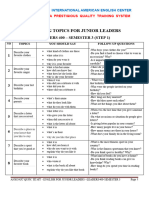 Leaders 400-3 Speaking Topics (Step 1)