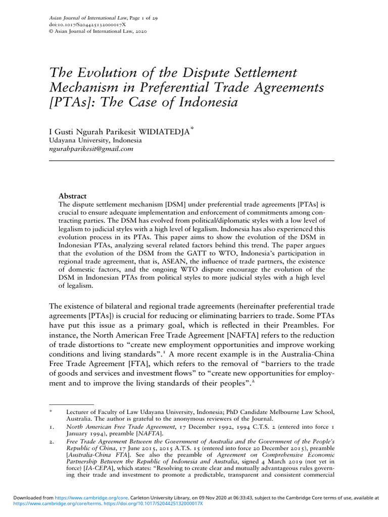 the-evolution-of-the-dispute-settlement-mechanism-in-preferential-trade