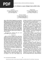 Comparison Between Two Methods To Analyze Multiple Faults in IEEE 14-Bus