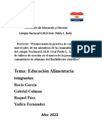 Educación Alimentaria