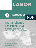 Os Salarios em Portugal - Padroes de Evolucao Inflacao e Desigualdades